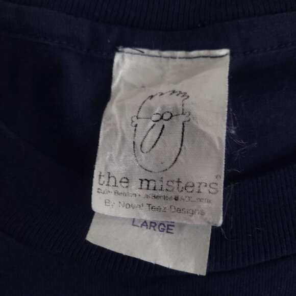 Vintage 90s Christmas holiday party The Misters Novel Teez shirt - Picture 3 of 5